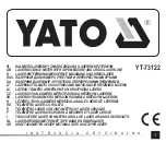 YATO YT-73122 Original Instructions Manual предпросмотр