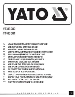 Предварительный просмотр 1 страницы YATO YT-83080 Original Instructions Manual