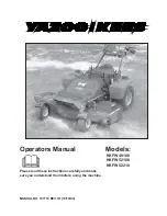 Preview for 1 page of Yazoo/Kees KKFW48180 Operator'S Manual