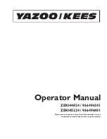 Yazoo/Kees ZEKH4824 Operator'S Manual preview