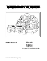 Yazoo/Kees ZHDD61270 Parts Manual preview