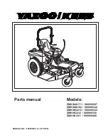 Yazoo/Kees ZMKW4817 Parts Manual preview