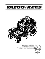 Предварительный просмотр 1 страницы Yazoo/Kees ZMMKW34170 Operator'S Manual