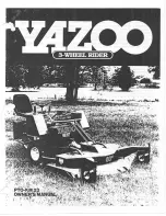 Yazoo 3-WHEEL RIDER PTO-KM 23 Owner'S Manual предпросмотр