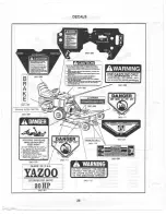 Предварительный просмотр 26 страницы Yazoo Commercial Front Cut Rider YHRLK120 Series Parts Manual