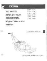 Предварительный просмотр 1 страницы Yazoo P22B Illustrated Parts List