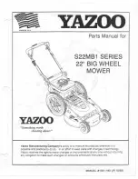 Предварительный просмотр 1 страницы Yazoo S22MB1 Series Parts Manual