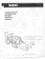 Preview for 1 page of Yazoo YHR16B Illustrated Parts List