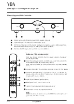 Preview for 6 page of YBA DESIGN Heritage A200 Owner'S Manual