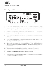 Preview for 6 page of YBA DESIGN Heritage CD200 Owner'S Manual