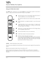 Preview for 6 page of YBA DESIGN Passion PRE550A Owner'S Manual