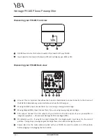 Preview for 6 page of YBA DESIGN PH100 Owner'S Manual