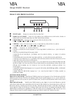 Preview for 12 page of YBA DESIGN WA202 Owner'S Manual