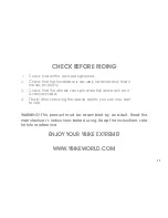 Предварительный просмотр 12 страницы YBIKE Extreme Owner'S Manual