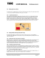 Preview for 20 page of YDOC ML-2012/13 User Manual