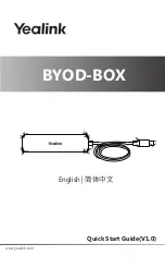 Yealink BYOD-BOX Quick Start Manual preview