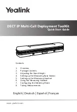 Yealink DECT IP Multi-Cell Deployment ToolKit Quick Start Manual предпросмотр