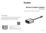 Preview for 1 page of Yealink EHS40 User Manual