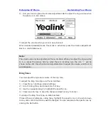 Preview for 25 page of Yealink Enterprise User Manual