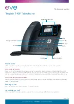 Yealink EVE T40P Reference Manual preview