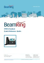 Yealink IP29G Quick Reference Manual preview