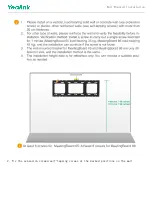 Preview for 4 page of Yealink MeetingBoard 86 Installation Manual