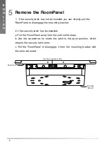 Preview for 10 page of Yealink RoomPanel Quick Start Manual