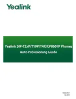 Yealink SIP-CP860 Auto Provisioning Manual preview