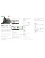 Preview for 1 page of Yealink SIP-T.23P/G Quick User Manual