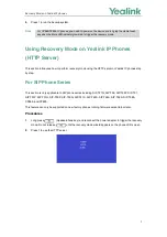 Preview for 7 page of Yealink SIP-T19(P) E2 Recovery Manual