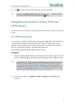 Preview for 9 page of Yealink SIP-T19(P) E2 Recovery Manual