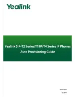 Yealink SIP-T2 Series Auto Provisioning Manual preview