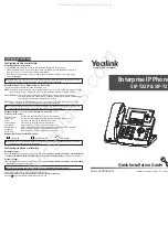 Предварительный просмотр 1 страницы Yealink SIP-T22 Quick Installation Manual