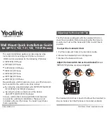 Предварительный просмотр 1 страницы Yealink SIP-T23P Quick Installation Manual