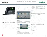 Yealink SIP-T46 Quick User Manual preview