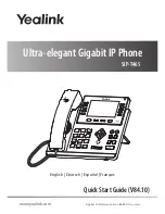 Preview for 1 page of Yealink SIP-T46S Quick Start Manual