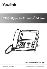 Preview for 1 page of Yealink SIP-T48G-SFB Quick Start Manual