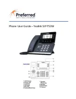 Yealink SIP-T53W User Manual preview