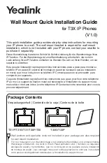 Preview for 1 page of Yealink T3 Series Quick Installation Manual