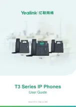 Yealink T3 Series User Manual preview