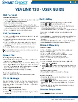 Preview for 2 page of Yealink T33 User Manual