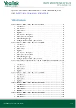 Предварительный просмотр 2 страницы Yealink T3X-V70 Release Notes