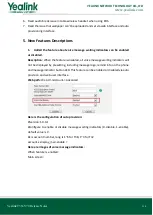 Предварительный просмотр 5 страницы Yealink T3X-V70 Release Notes