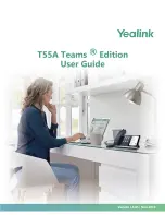 Предварительный просмотр 1 страницы Yealink T55A Teams User Manual