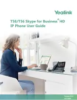 Предварительный просмотр 1 страницы Yealink T58A Skype for Business User Manual