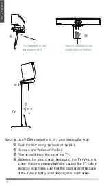 Preview for 4 page of Yealink TV-Clip Mount Quick Start Manual