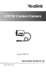 Yealink UVC30 Quick Start Manual preview