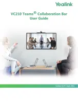 Предварительный просмотр 1 страницы Yealink VC210 Teams Edition User Manual