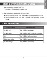 Предварительный просмотр 5 страницы Yealink VCM35 Quick Start Manual