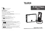 Preview for 1 page of Yealink W52 Quick Manual